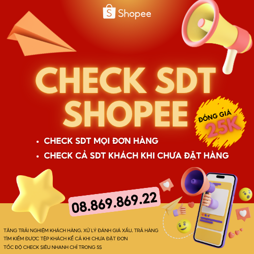 CHECK SDT Shopee
